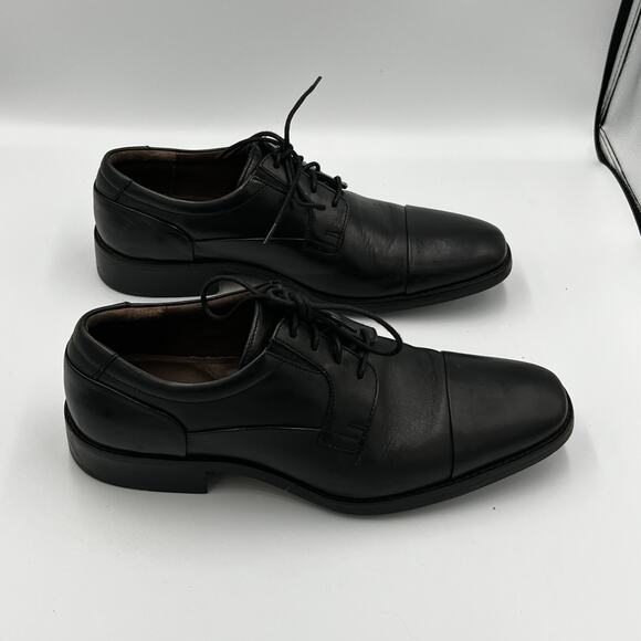Johnston & Murphy Gibbons Cap Toe Dress Shoe Black Men\'s Size 10.5 M main image 5